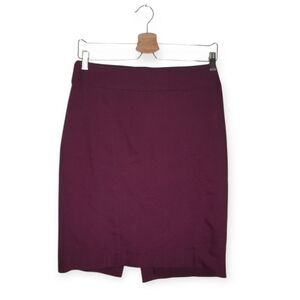 Express Maroon Pencil Skirt Knee-length Work Dressy Wmn's Size 10